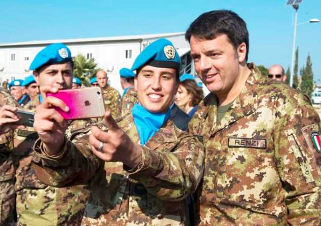 rubini michela renzi libano