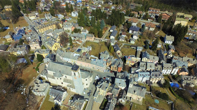 santa maria maggiore vista drone
