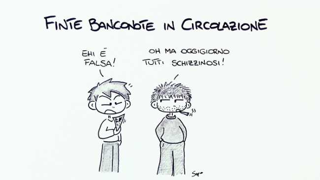 sapo false banconote