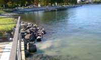 scarico fogna lago