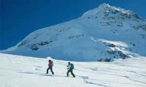 sci alpinismo neve