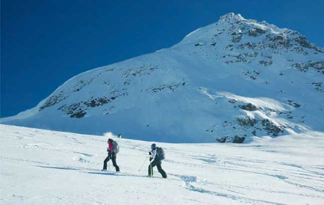 sci alpinismo neve