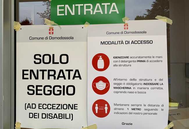 seggio covid norme 20 referendum