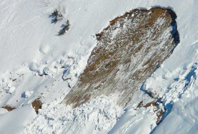 slavina distacco neve