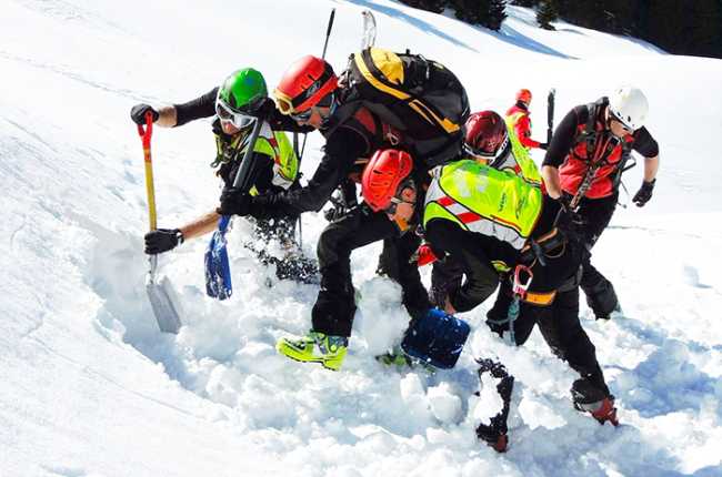 soccorso neve valanga