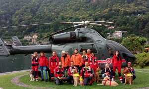 sogit elicottero volontari lago