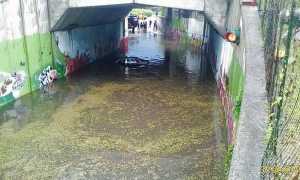 sottopasso nosere allagato