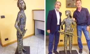 statua bambino soldato casa 40 gesu