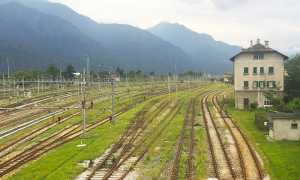 stazione domo binari ponte