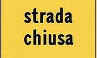strada chiusa