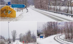 svincolo superstrada mergozzo neve mix