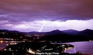 temporale lago