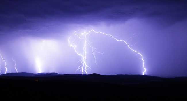 temporali fulmini a