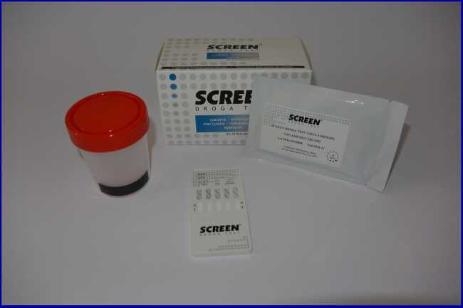 test droga urine