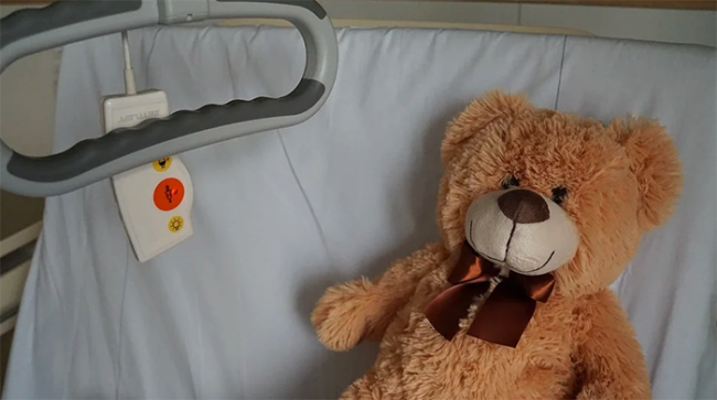 tetty orso letto ospedale