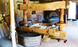 torchio antico legno