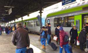 treno bls discesa inverno