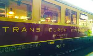treno vagone trans europe express