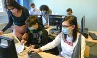 ufficio stampa studenti al lavoro
