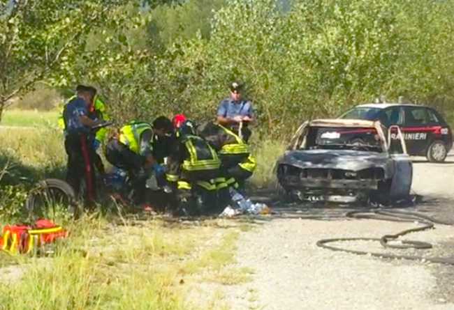 ustionato suicida masera