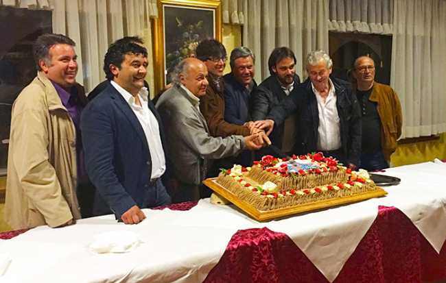 valli presentazione rally 16 torta