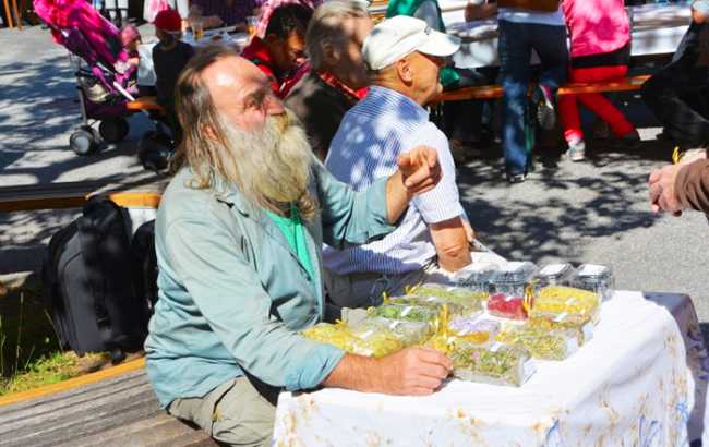 venditore svizzero erbe