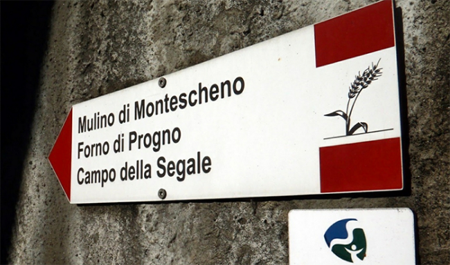 via segale cartello
