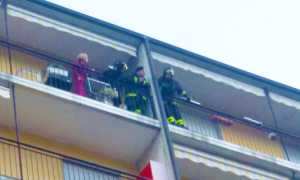 vigili fuoco balcone