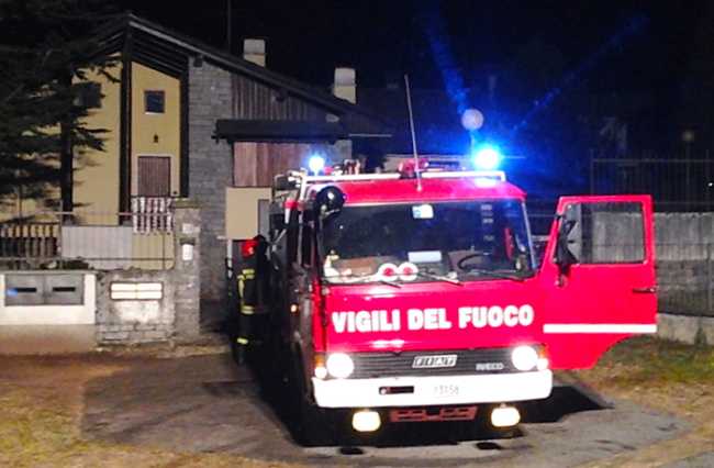 vigili fuoco casa malesco