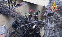 vigili fuoco crollo ponte genova
