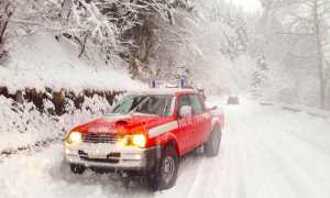 vigili fuoco neve