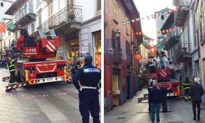 vigili fuoco via briona autoscala