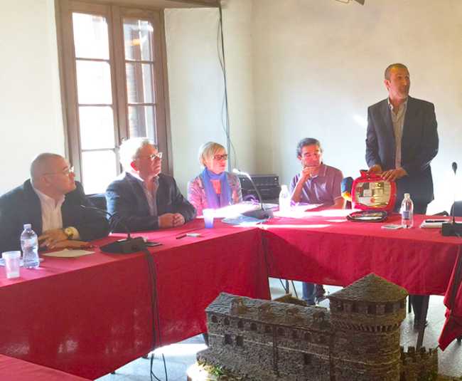 vogogna defribillatore consegna