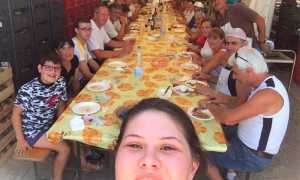 volontari cena sagra patata