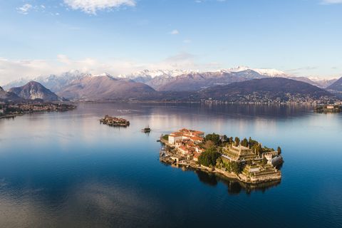 sunset over borromeean islands lake maggiore italy royalty free image 641330250 1556543397