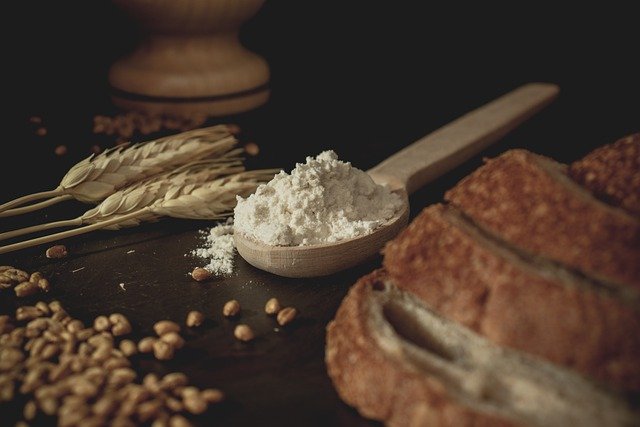 Grano farina pane