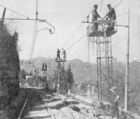 elettrificazione linea domo milano