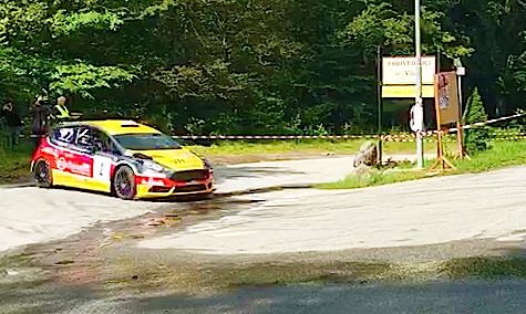 caffoni rally traverso shakedown