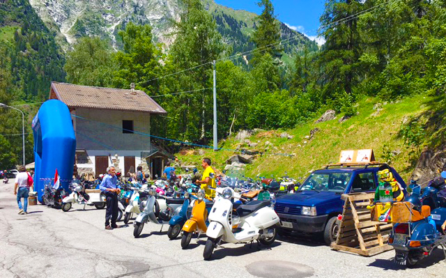 raduno vespe montagna