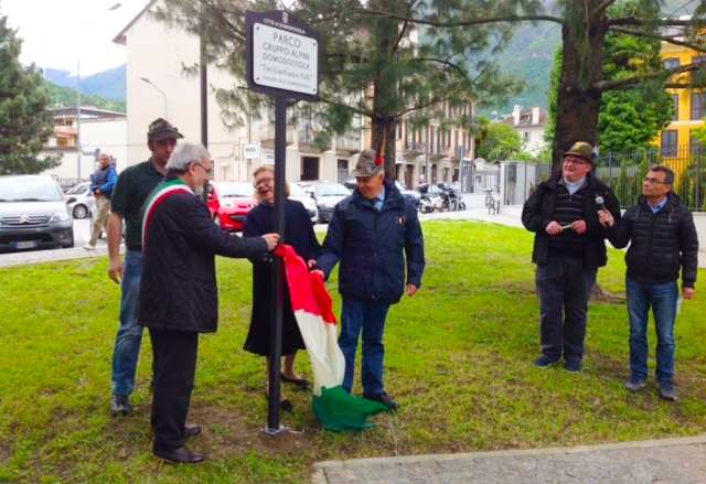 inaugurazione parco alpini