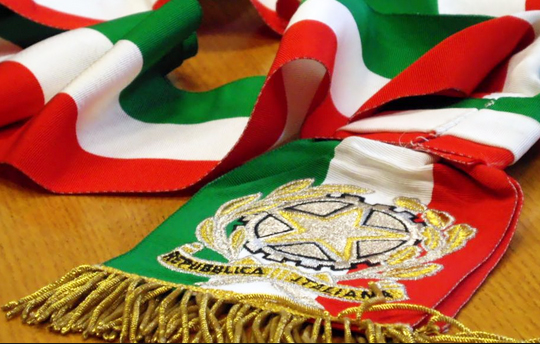 fascia tricolore sindaco