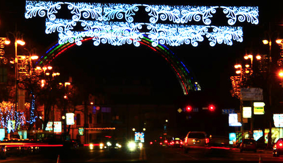 luminarie natale citta