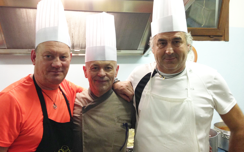 cuochi antrona cena pescatori