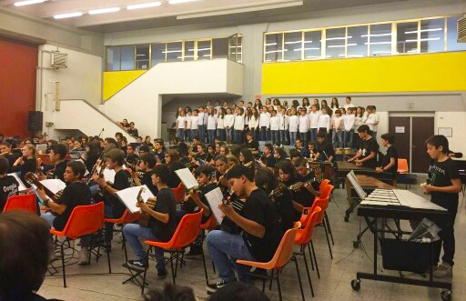 allunni medie giovanni concerto