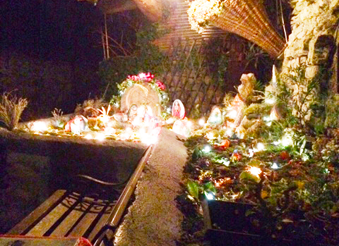 presepe acqua crodo notte