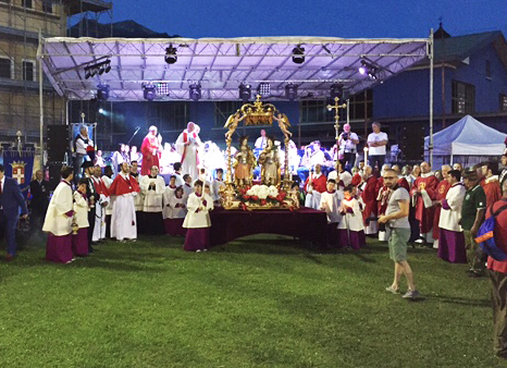 patronale domo giugno santini palco