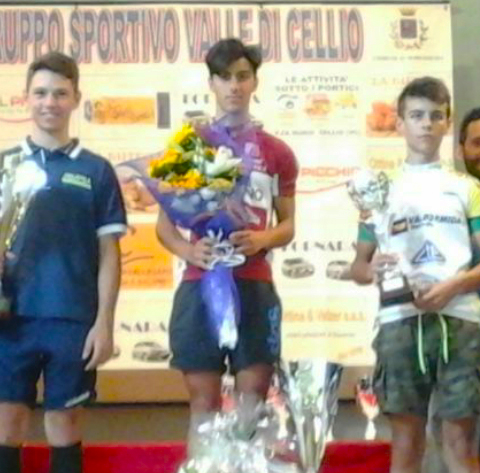 Podio Cellio pedale ossolano rubino primo