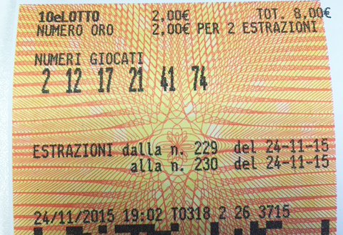 lotto biglietto