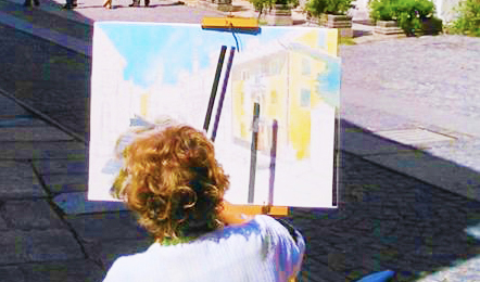 artisti pittura cielo
