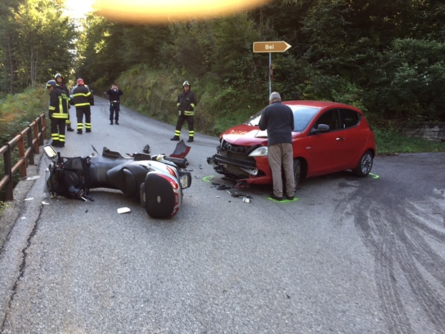 incidente vagna auto moto